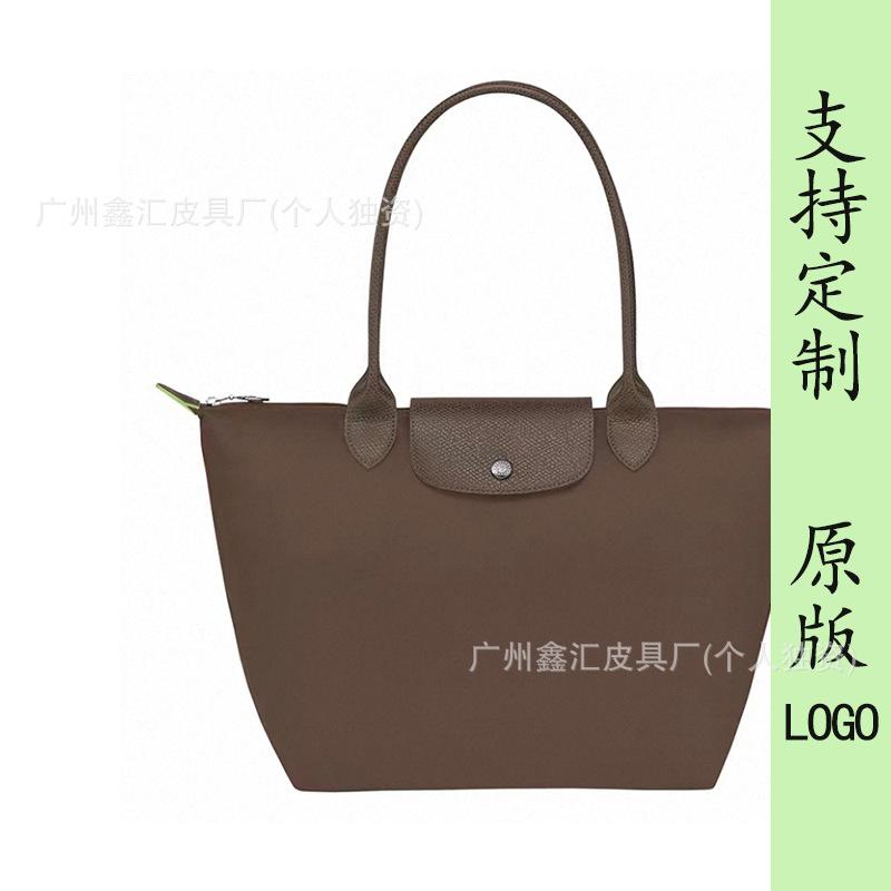 New dragon inlaid week embroidered nylon tote bag shoulder handbag dumpling bag messenger bag