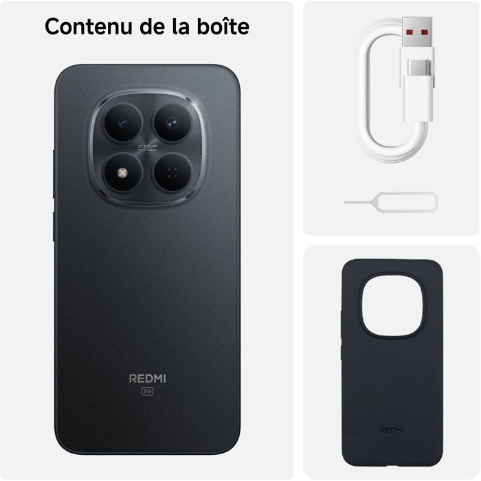XIAOMI - Redmi Note 15 Pro 5G - 8 / 256 Go - Noir - Very good condition