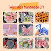 DIY Twisty Stick Bouquet Kit: Complete Chenille Stem Set for Children's Weaving