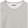 Stone Island Mixed Color Fleece Crewneck Sweatshirt Men sweatshirts Heather-Grey L1S15-6100022-S0329