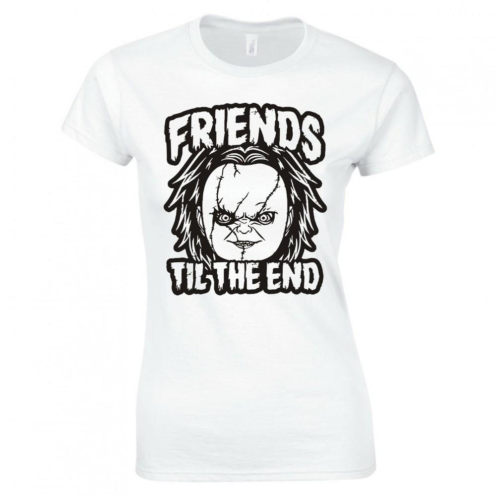 Inspired By Childs Play Friends Til The End Skinny Fit TShirt