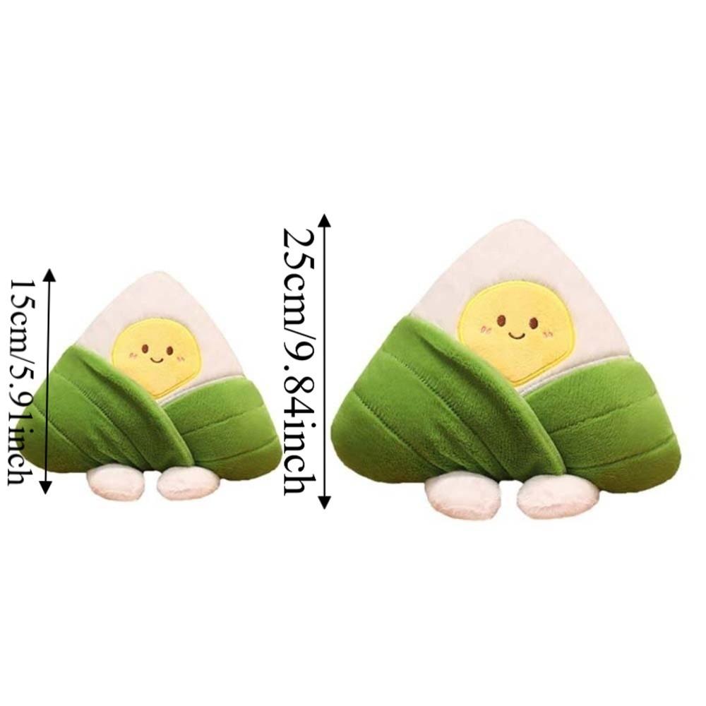 Ultra-Soft Velvet Cartoon Zongzi Plushie Dragon Boat Festival Doll Bedside Comfort Toy