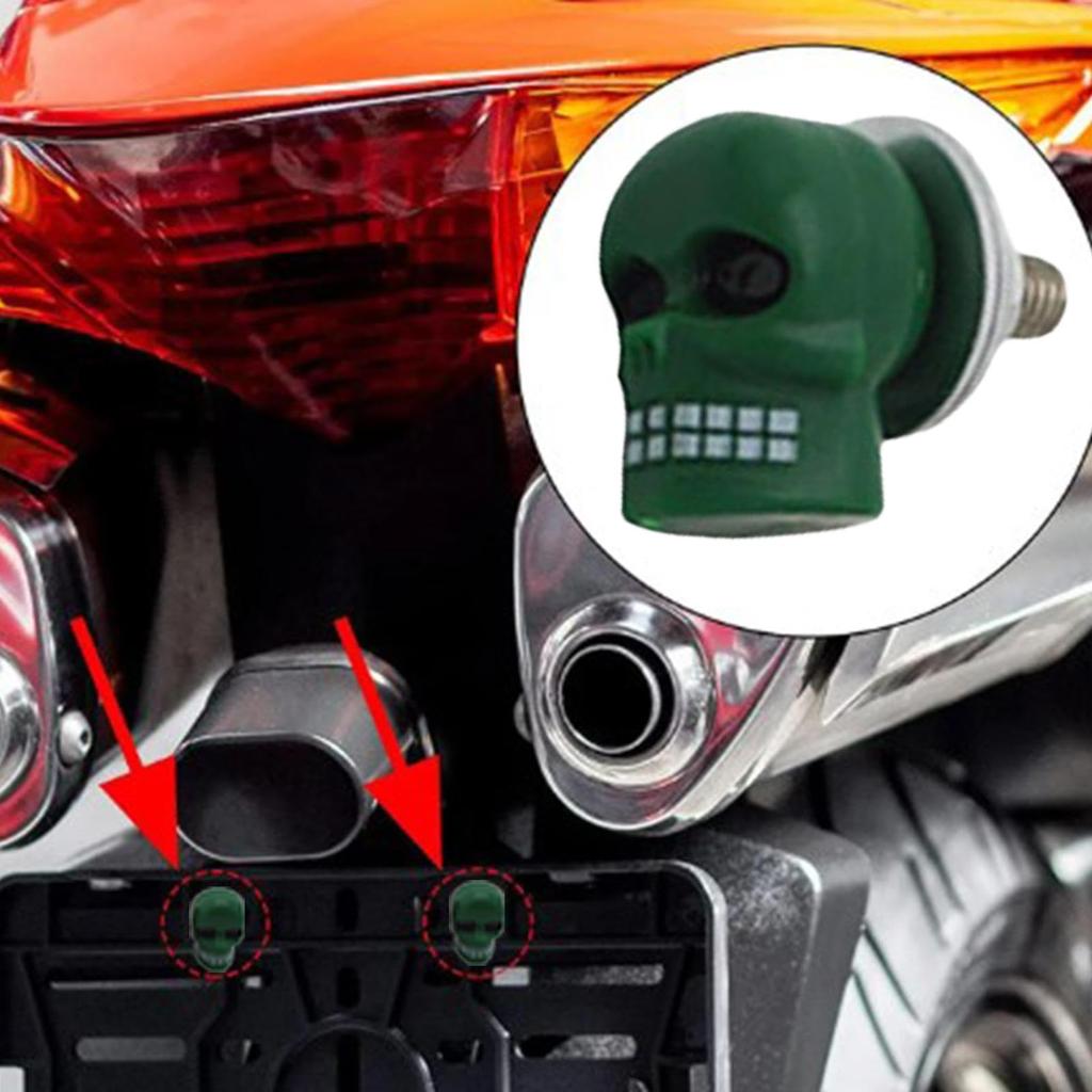 Motorcycle License Plate Bolts, Motorcycle License Plate Screws, Vista License Plate Frame Bolts, Decorative