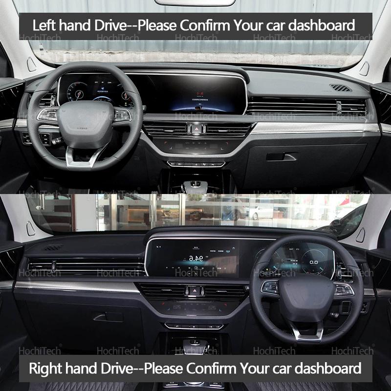 Dashboard Cover for Hongqi HS5 Car Dashboard Cover Avoid Light Pad trument Platform Cover Mat Carpet