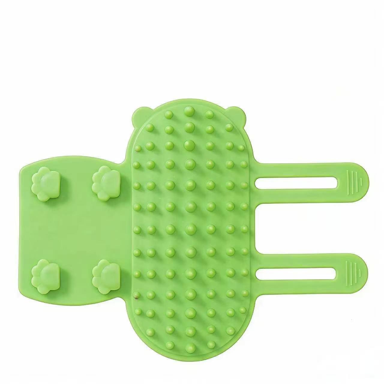 

Cat wall corner self-cleaning comb multifunctional hair removal massage grab board pet universal hair rubbing device зелёный