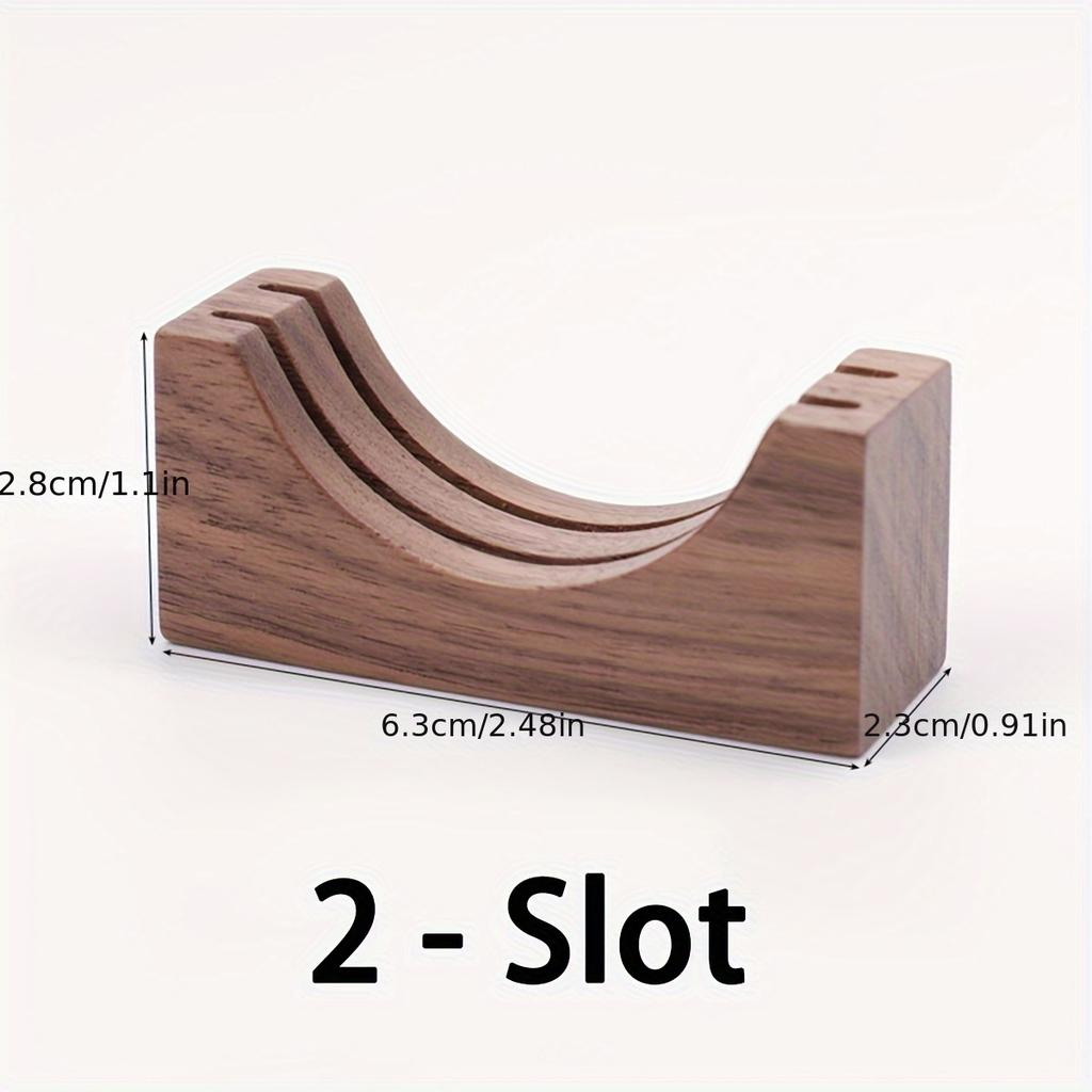 D5 Coffee Puck Screen Stand, Espresso-Puck Screen Walnut-Stand Coffee Reusable Filter for 51/53/58mm Coffee Filter Screen Holder