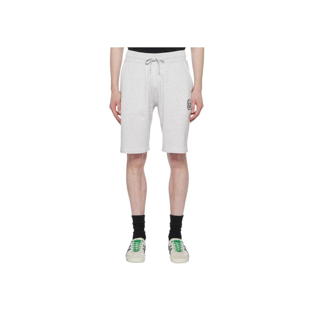 Onitsuka Tiger Comfortable Lace-Up Breathable Mid-Waist Casual Shorts Unisex shorts Light-Gray 2183B312-020