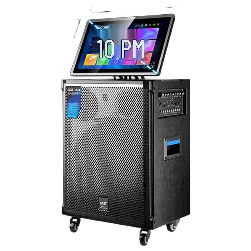 SA258 Portable Outdoor KTV Bluetooth Trolley Speaker CN plug (adapter included) (CN version)