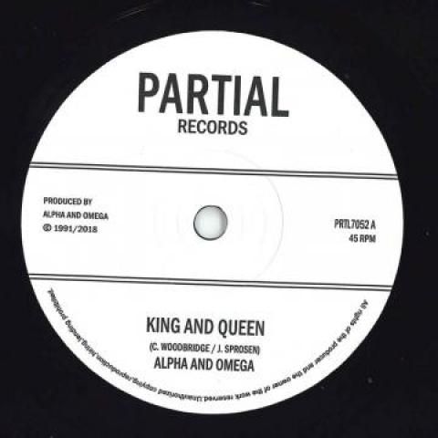 

7inch Record ALPHA OMEGA King And Queen King Alpha Queen O PRTL7052 Partial 1991 UK Reggae Ska Dub Used