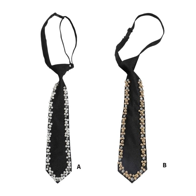 No Tie Necktie For Men And Women Easy Clip Structure With Substantial Polyester Silk Fabric For Office School And Formal Affairs