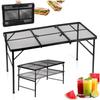 Tourist Table Folding Extendable Camping Garden Table 2in1 80x40cm