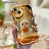 Phone Case: 2D Flat, Fits iPhone 12 Pro To 18, Phone Decoration, Holding a Pumpkin Lantern, Perfect for Halloween and Christmas Gifts