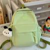 Kindergarten Elementary School Girl Children's Spring Outing Small Backpack Solid Color Cute Backpack