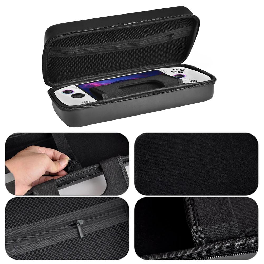 EVA Hard Carrying Case Bag with Mesh Pocket Hard Shell Case for Lenovo Legion Go S Handheld Protective Cover Grip TPU Hard Case