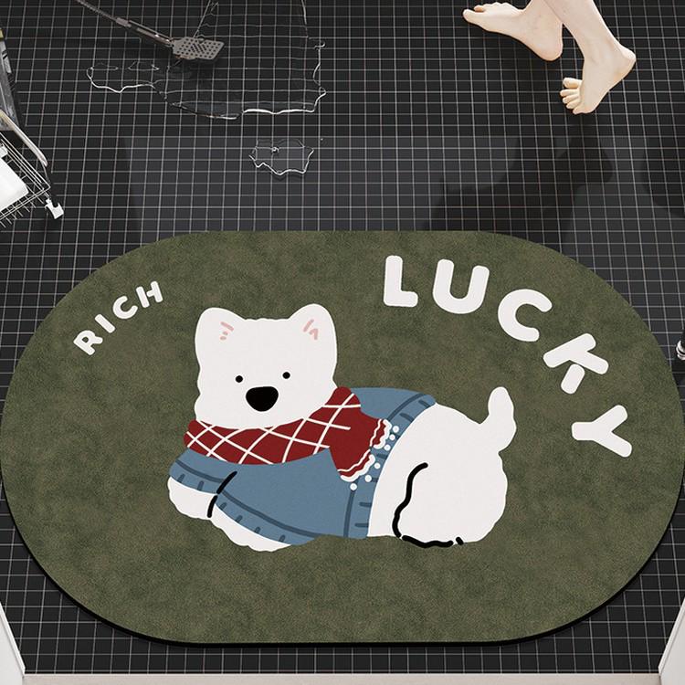 Newcomer Exclusive Absorbent Bathroom Doormat - Quick-Drying Floor Mat for Entrance