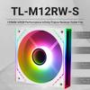 Thermalright TL-M12RW-S 120mm ARGB CPU Fan, with 1500RPM Speed, Quiet 4pin PWM PC Inverted Fan, for S-FDB Bearing CPU Cooler,ARGB Light Effect with
