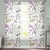 Tower Building Sheer Curtains For Living Room Bedroom Tulle Curtains Kitchen Window Treatments Panel Drapes