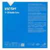 VICTAS Table Tennis Rubber V>20 Double Extra (Double Extra) Inverted Black (0020) MAX 200080
