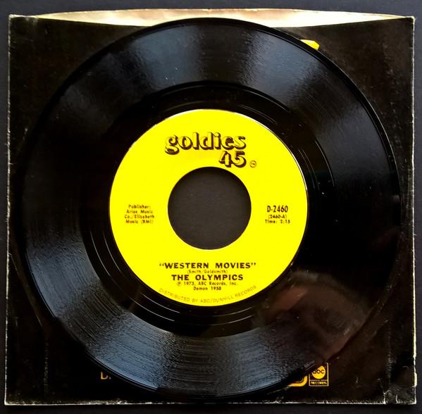

7inch Record OLYMPICS Western Movies D2460 Goldies 45 1973 US Rock Used