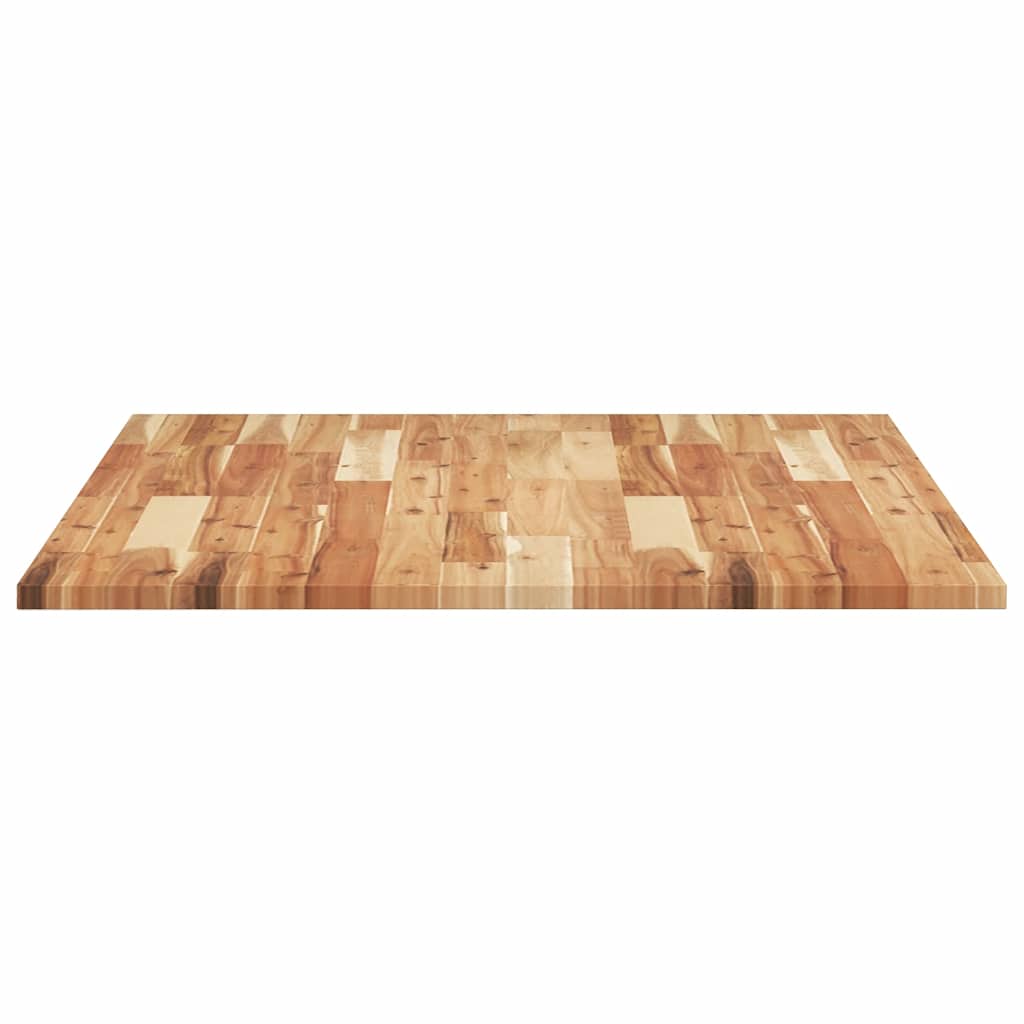 Vidaxl Tabletop, Rectangular, 100X80X2 Cm, Solid Acacia Wood