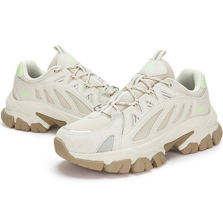 Kappa Fabric Synthetic Leather Comfortable Versatile Non-Slip Wear-Resistant Low-Top Dad Shoes Women sneakers K0D25MC92-0106