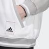 adidas Color Block Logo V-Neck Jacket Unisex Jacket White Light-Gray IT6397