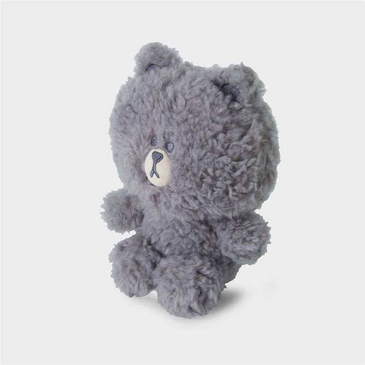 LINE FRIENDS Color Brown Gray Small Sitting Doll