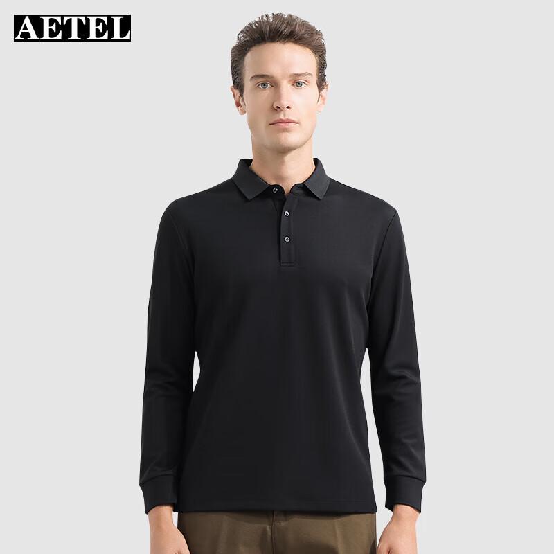 AETEL Unisex Long Sleeve Antibacterial Polo Shirt