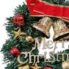 Artificial Christmas Wreath Front Door 30cm Housewarming Holiday Garland Decoration for