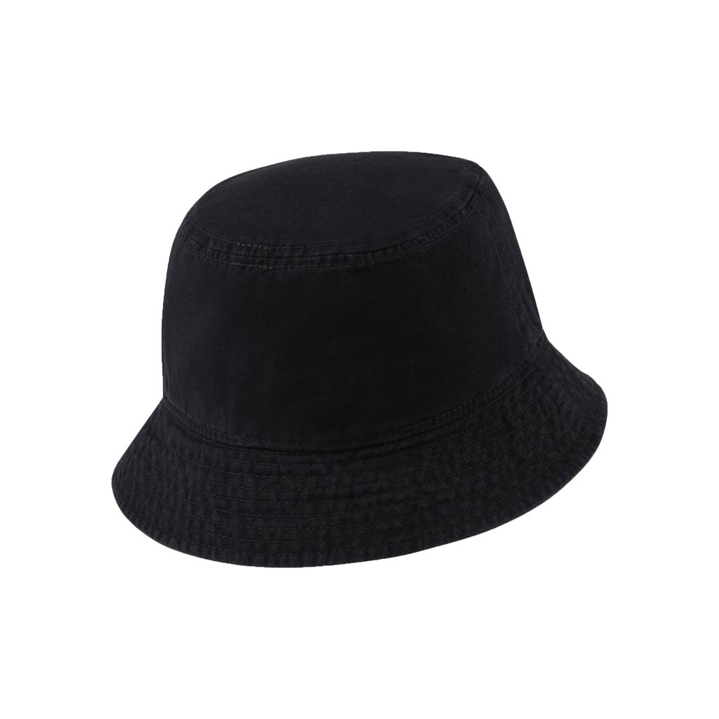 Nike Embroidered Logo Wide Brim Cotton Sun Hat Casual Vintage Street Dance Fisherman Hat Unisex Hats Black DC3967-010