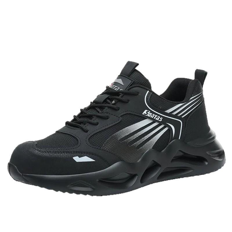 Men's Summer Breathable Steel Toe Safety Shoes - Anti-Smash, Anti-Puncture, Insulated Work Shoes