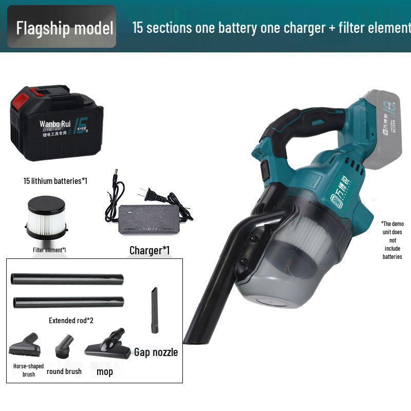 High-Power Wireless Auto & Home Vacuum Cleaner - Strong, Automatic Dust Collector