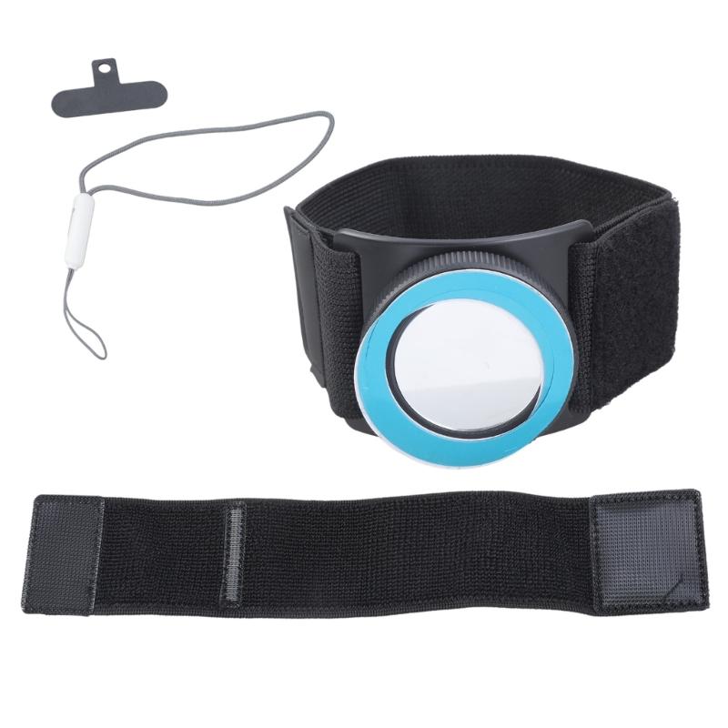 Wrist Strap Phone Holder with Mirror for Phone 16 15 Magnetic Wristband Phone Holder Armband Stand Easy To Disassemble