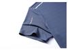 Men's Summer Ice Silk Sportswear Set: POLO Shirt, Short Sleeve, and Trousers, Plus Size, Three-Piece Set.