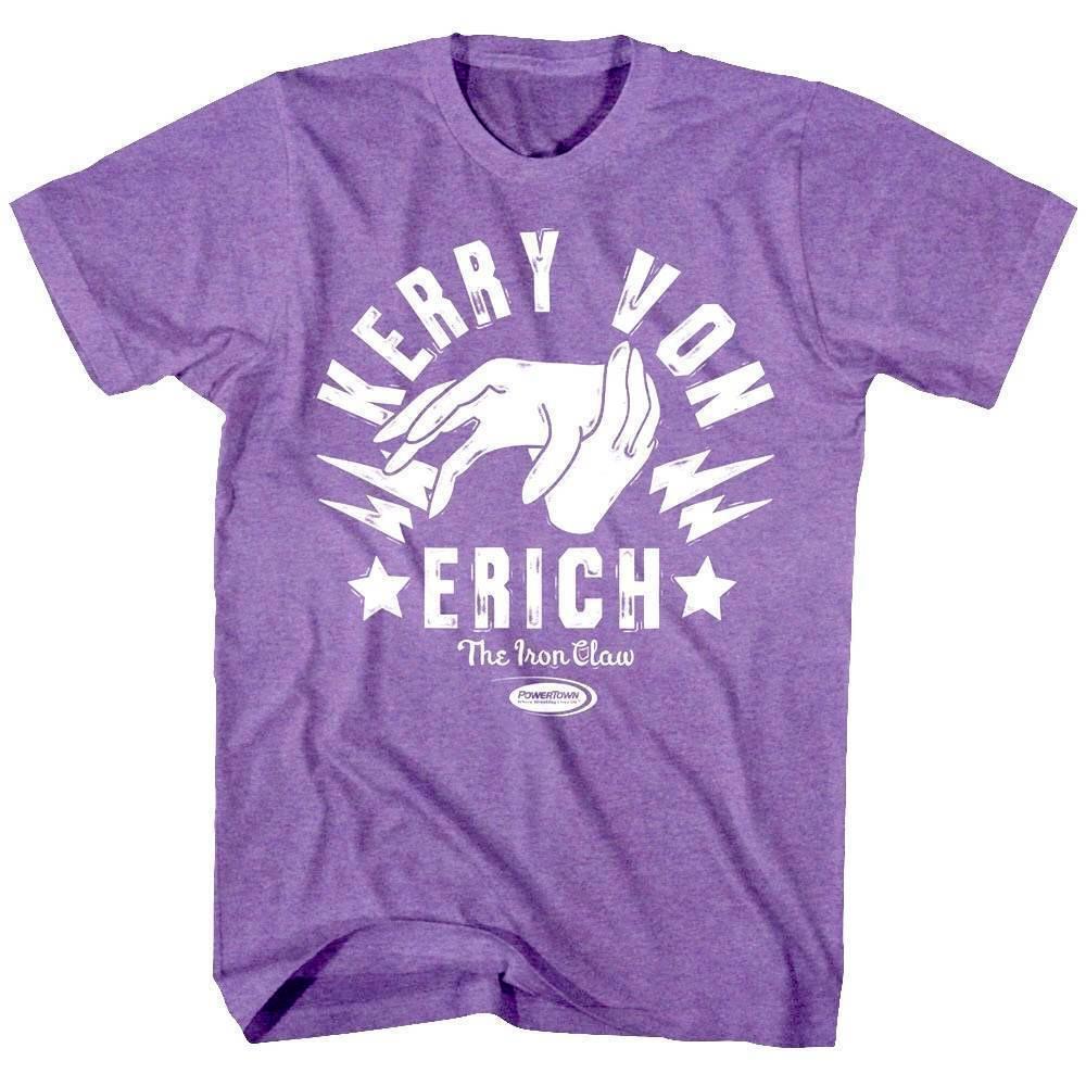Powertown Kerry Von Erich Iron Claw Men T Shirt L