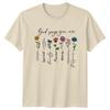 God Says You Are Unique Special Unisexs TShirt Wildflower Floral