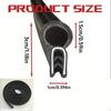 2m Thickened Automotive Sealing Strips, for Car Rear Tailgate & Door Sealing. Effectively Block Cold Air, Easy To Install