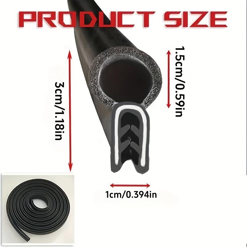 2m Thickened Automotive Sealing Strips, for Car Rear Tailgate & Door Sealing. Effectively Block Cold Air, Easy To Install