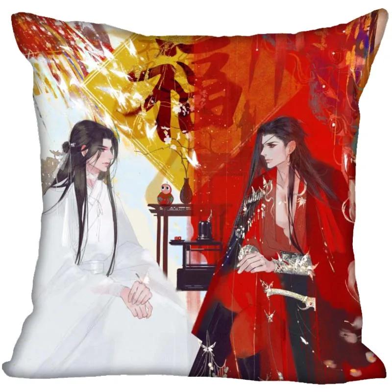 New Arrival Tian Guan Ci Fu Pillow Cover Bedroom Home Wedding Decorative Pillowcase Square Zipper Pillow Cases Soft No Fade 0913