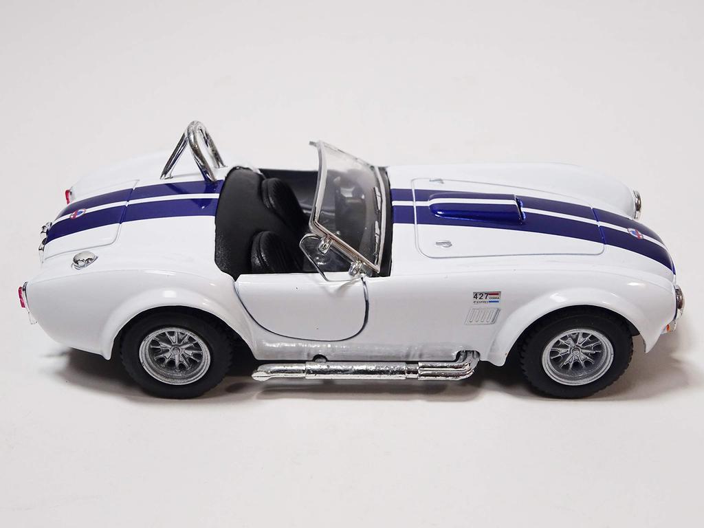 Kinsmart Shelby Cobra 427 White Diecast Car KT5322 S/C 1/32