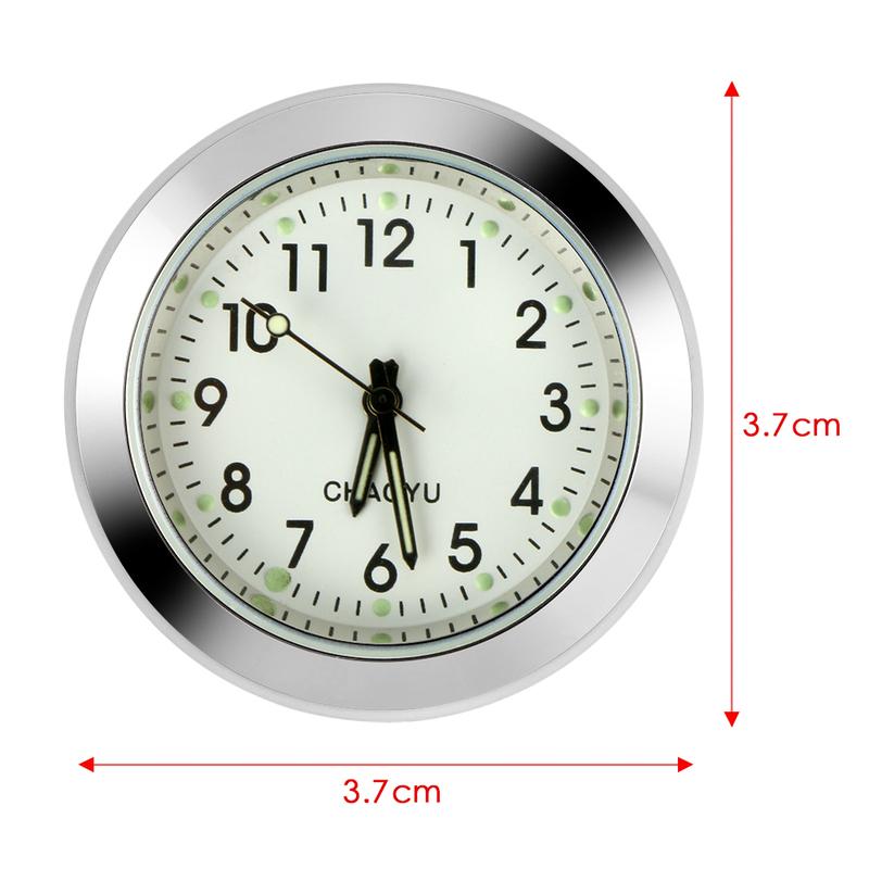 Car Clock Ornaments Automotive Digital Clock Decoration Charms Automobiles Interior Dashboard Watch Decor In Auto Accessories