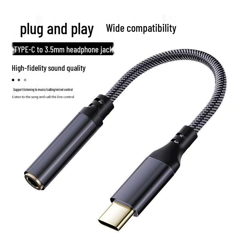 USB-C to 3.5mm Audio Adapter Cable for Headphones