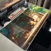 Mouse Pad Large Size P-Pikachu Aesthetics Computer keyboard Gaming Accessories Desk Mat Locking Edge Gamer Carpet Anime Tablemat