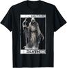 Vintage Tarotkarte Tod Sensenmann Okkult Satan Unheiliger Horror T-Shirt Unisex T-Shirt