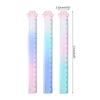 2 Pieces Cat Paw Ruler Cartoon Drawing Ruler Plastic Measuring Ruler Multifunctional Drawing Ruler Gift for Student Kid