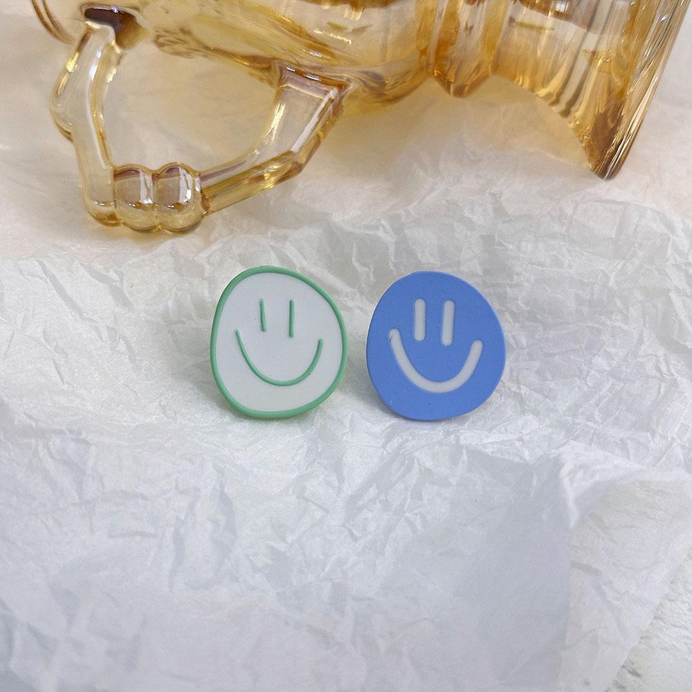 High-Grade Green Floral Pearl Earrings - Silver Needle Lily of the Valley and Tulip Design