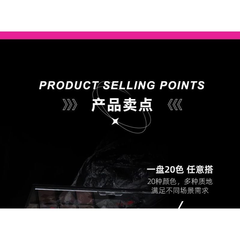 Biya - Y2K Mix and Match Lidschattenpalette mit 20 Farben - 2 Typen