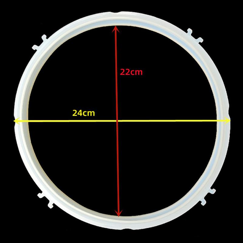 5-6L Elektrischer Schnellkochtopf Dichtung Ersatz Kochtopf Dichtring 22-24Cm Durchmesser Hochelastischer Silikonkautschuk Standard