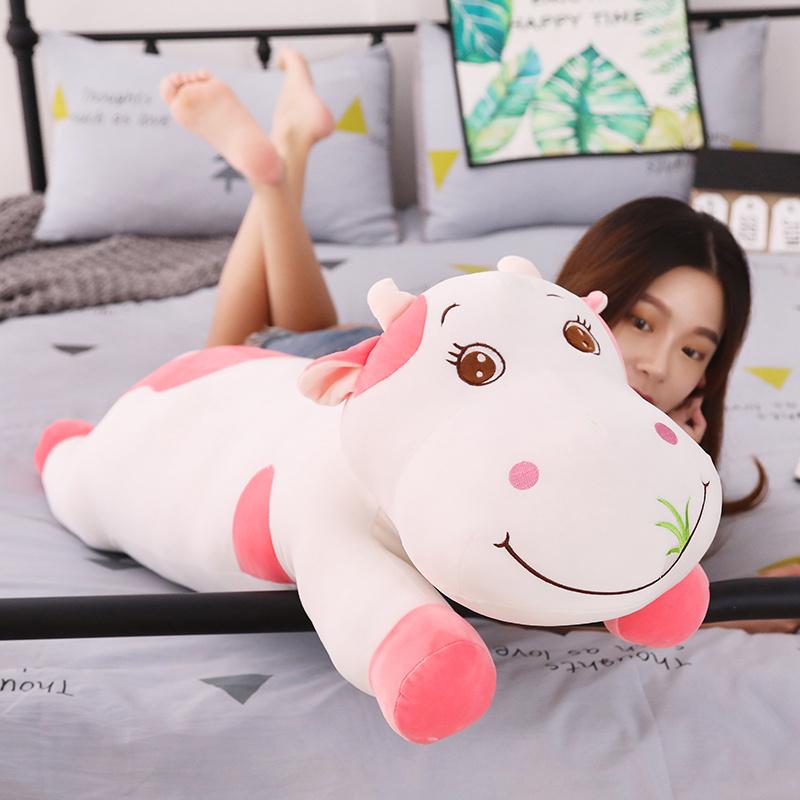 110cm Large Size Cute Cows Stuffed Plush Toy Comfortable Soft Toy for Birthday Present