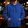 Herren Retro Hoodie Lockere Passform Lässiger Pullover Sweatshirt für Herbst Winter